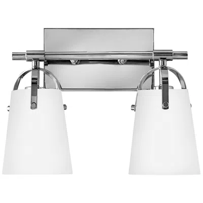 Hinkley Bath Foster Small Two Light Vanity 10.75" Chrome