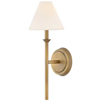 Hinkley Bath Greta Medium Sconce 6.25" Heritage Brass