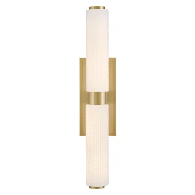 Hinkley Bath Lottie Medium Led Vanity 4.75" Lacquered Brass