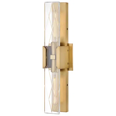 Hinkley Bath Monte Large Two Light Sconce 20" Heritage Brass