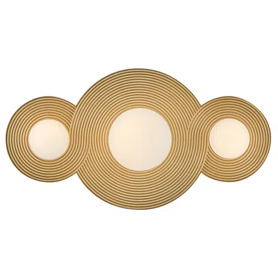 Hinkley Bath Rhea Small Led Vanity 18" Heritage Brass