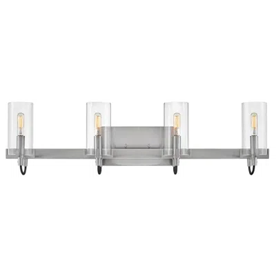 Hinkley Bath Ryden Large Four Light Vanity 30" Brushed Nickel