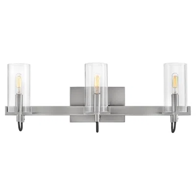 Hinkley Bath Ryden Medium Three Light Vanity 23" Brushed Nickel