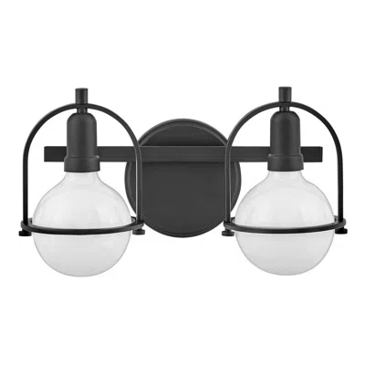 Hinkley Bath Somerset Small Two Light Vanity 16" Black