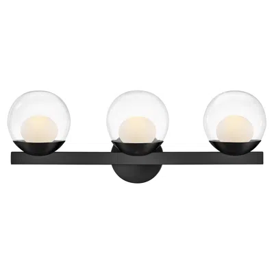 Hinkley Bath Sunni Medium Three Light Vanity 24" Black