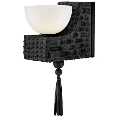Hinkley Bath Thalia Medium Single Light Sconce 7.5" Black