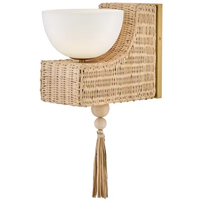 Hinkley Bath Thalia Medium Single Light Sconce 7.5" Lacquered Brass