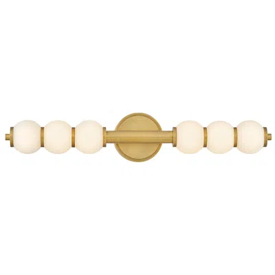 Hinkley Bath Trigo Large Led Sconce 6" Lacquered Brass