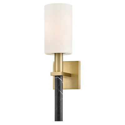 Hinkley Bath Turin Medium Single Light Sconce 4.75" Lacquered Brass