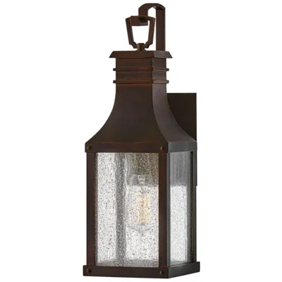 Hinkley Beacon Hill 18" Classic Blackened Copper Outdoor Wall Light