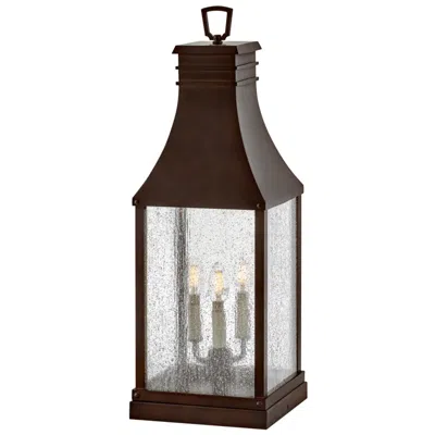 Hinkley Beacon Hill 26 3/4"h Blackened Copper Outdoor Pier Mount