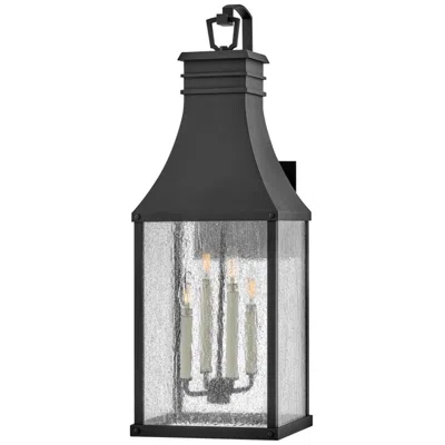 Hinkley Beacon Hill 32 1/4" High Museum Black Outdoor Wall Light