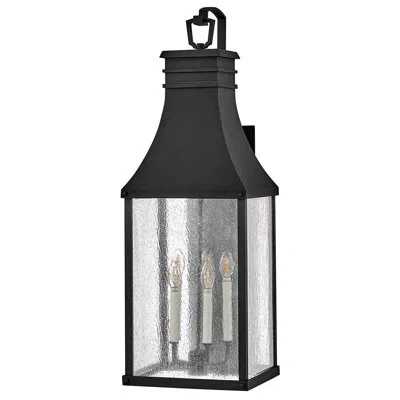 Hinkley Beacon Hill Outdoor Wall Mount In Museum Black