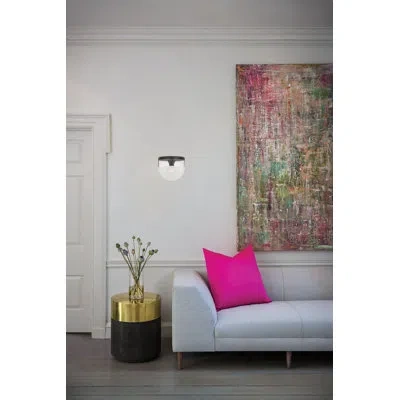 Hinkley Beck Glass Flush Mount In Black