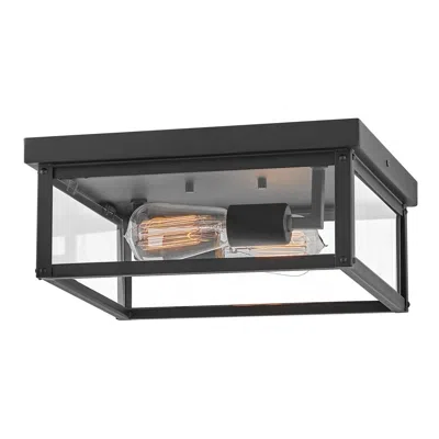 Hinkley Beckham 12" Wide Black Outdoor Ceiling Light