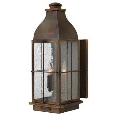 Hinkley Bingham 21" High Sienna Bronze Outdoor Lantern Wall Light