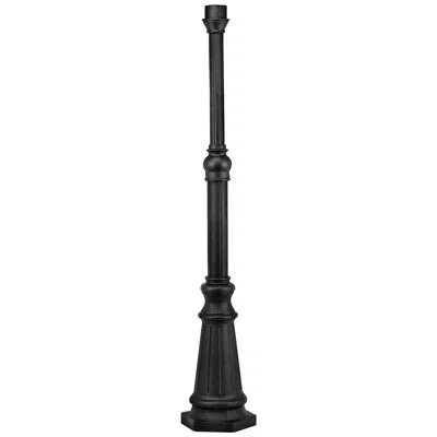 Hinkley Black Finish 78" High Outdoor Lighting Post With Base