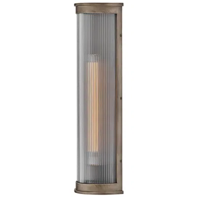 Hinkley Bluffton Outdoor Large Wall Mount Lantern 24" Burnished Bronze
