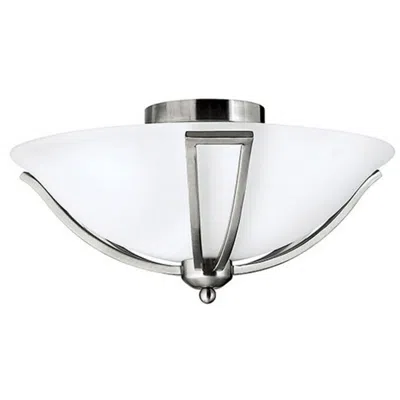 Hinkley Bolla 16 3/4" Wide Brushed Nickel Ceiling Light