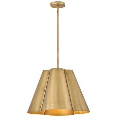 Hinkley Bowman Large Pendant 19" Heritage Brass