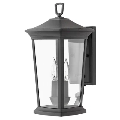 Hinkley Bromley 15 1/2" High Museum Black Outdoor Wall Light