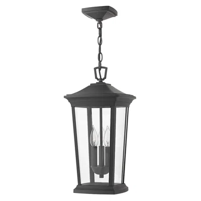 Hinkley Bromley 19 1/4" High Museum Black Led Outdoor Hanging Light