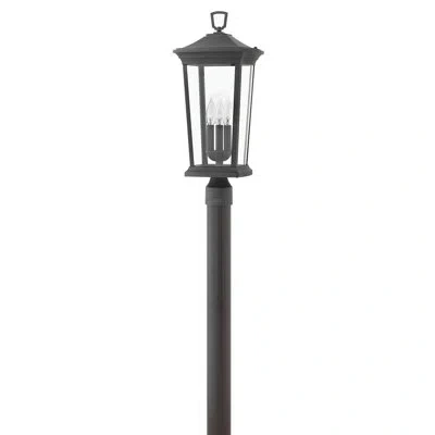 Hinkley Bromley 1-light 22.75" H Lantern Head In Museum Black