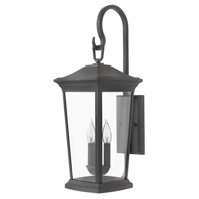 Hinkley Bromley 24 3/4"h Museum Black 3-light Led Outdoor Wall Light
