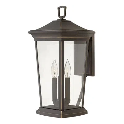 Hinkley Bromley 3 - Light 19.25" H Outdoor Wall Lantern In Oil Rubbed Bronze