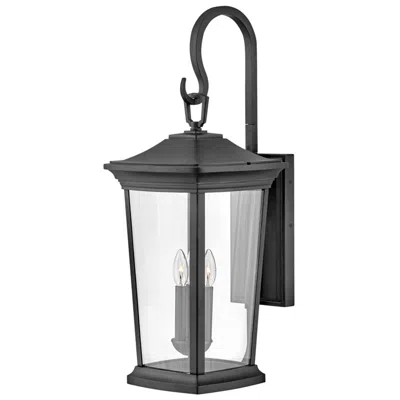 Hinkley Bromley 30"h Museum Black 3-light Outdoor Wall Light