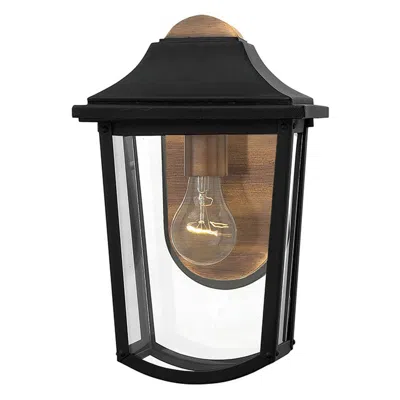 Hinkley Burton 12 3/4"h Black Outdoor Wall Light By  Lighting