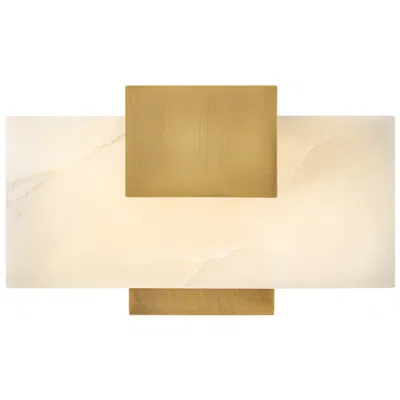 Hinkley Cadiz Small Led Sconce 6.75" Heritage Brass