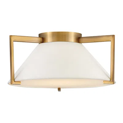 Hinkley - Calla Medium Flush Mount- 15.75" Brushed Bronze
