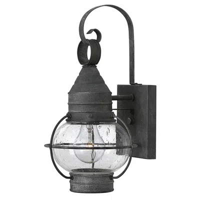 Hinkley Cape Cod 14" High Aged Zinc Outdoor Wall Light