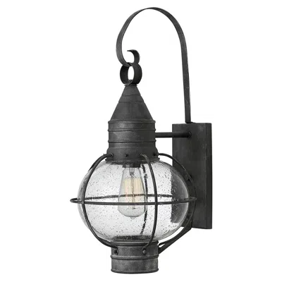 Hinkley Cape Cod 23 1/4" High Aged Zinc Outdoor Wall Light