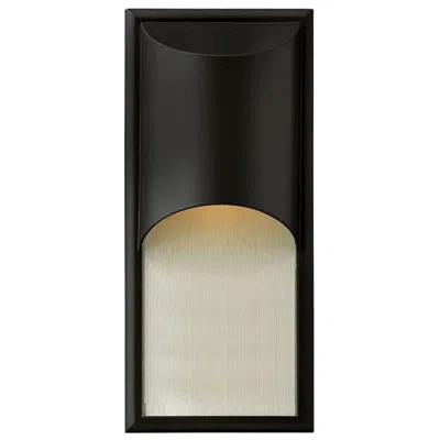 Hinkley Cascade 18" High Satin Black Modern Outdoor Wall Light