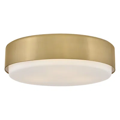 Hinkley Cedric 18" Wide Lacquered Brass 3-light Ceiling Light