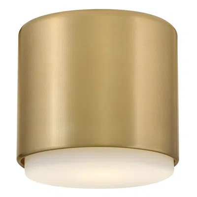 Hinkley Cedric 5 1/4" Wide Lacquered Brass Ceiling Light