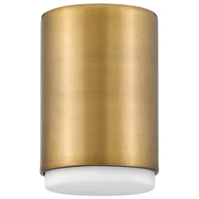 Hinkley Cedric 5 1/4" Wide Lacquered Brass Led Ceiling Light