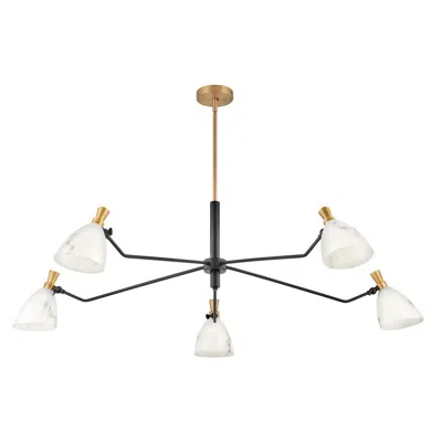 Hinkley Chandelier Sinclair Large Single Tier 50" Heritage Brass