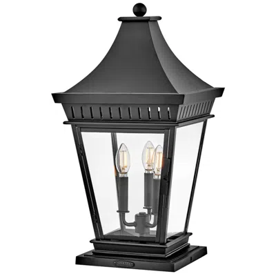 Hinkley Chapel Hill 23 1/2"h Museum Black Outdoor Pier Mount Light