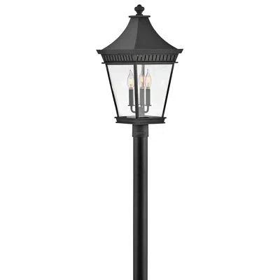 Hinkley Chapel Hill Museum Black 1-light 26.5" H Hardwired Lantern Head
