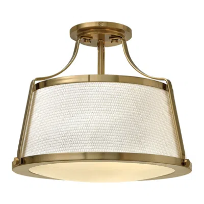 Hinkley Charlotte 16" Wide Brushed Caramel Ceiling Light