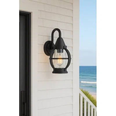Hinkley Chatham Museum Black Outdoor Wall Lantern