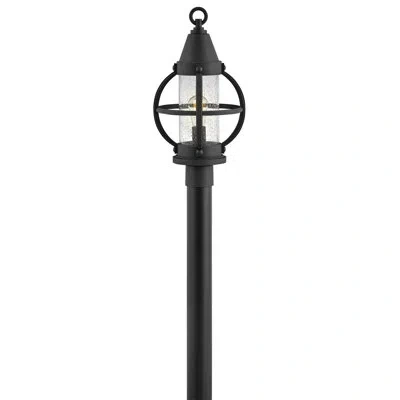 Hinkley Chatham Post Top/pier Mount Outdoor Lantern - Composite W/ Anti-fading In Museum Black