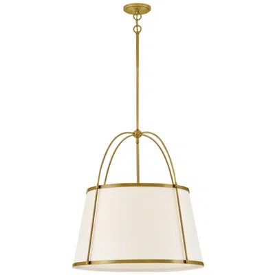 Hinkley Clarke 24 1/2" Wide Lacquered Dark Brass Pendant Light