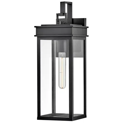 Hinkley Cole 18 1/2" High Black Rectangular Outdoor Wall Light