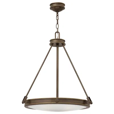 Hinkley Collier 21 1/2"w Light Oiled Bronze Pendant Light