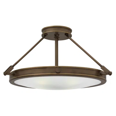 Hinkley Collier 22" Wide Light Oiled Bronze Ceiling Light
