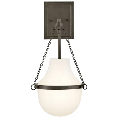 Hinkley Collins Medium Single Light Sconce 18.25" Black Oxide